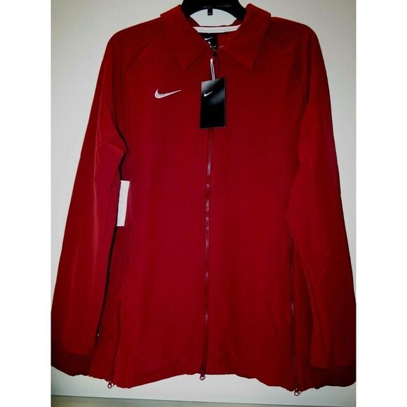 Nike Therma CI4472-698 Mens Sz SMALL Red/Rust Full Zip Midweight Jacket $135+ - Picture 1 of 8